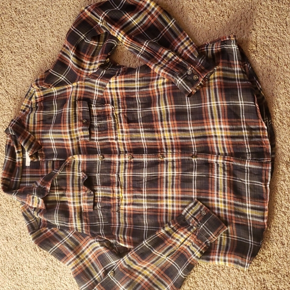 Light wt plaid button down szM - Picture 1 of 9